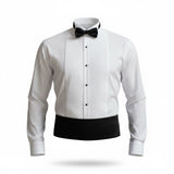 Men’s Tuxedo Shirt with Bow Tie