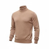 Men’s Brown Mock Neck Sweater