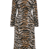 Women's Brown and Black Coat