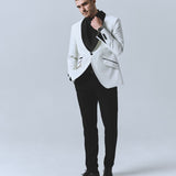 Ivory Tuxedo with Black Shawl Lapel