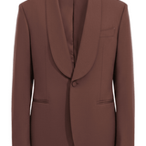 Cappuccino Blazer with Shawl Lapel
