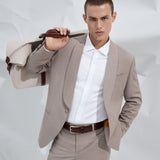 Beige Tuxedo with Shawl Lapel
