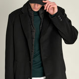 Пальто із вовни чорне чоловіче