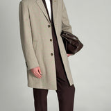 Пальто сіро-бежеве чоловіче