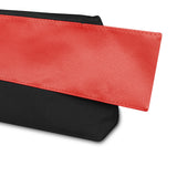 Scarlet Satin Clutch