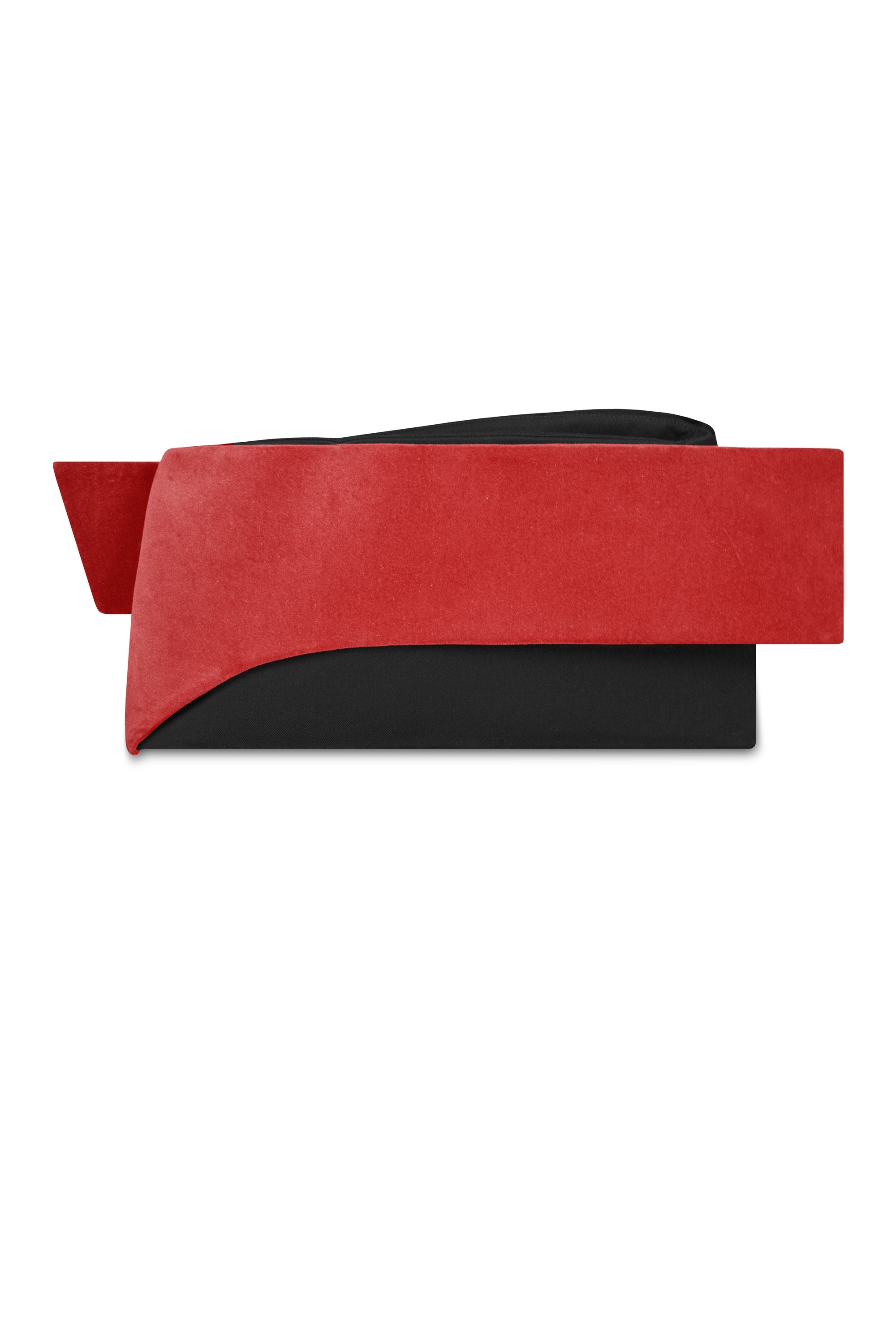 Scarlet Velvet Clutch