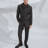 Костюм-сафарі у коричневому кольорі чоловічий