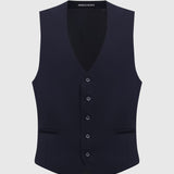 Single-Breasted Classic Dark Blue Three-Piece Suit