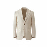 Single-Breasted Beige Jacket
