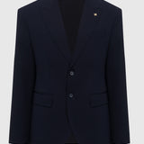 Single-Breasted Classic Dark Blue Three-Piece Suit