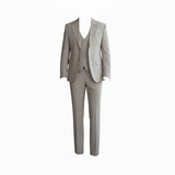 Single-Breasted Pinstripe Two-Piece Suit