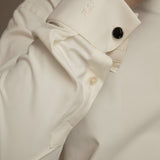 Single-Breasted Pinstripe Two-Piece Suit