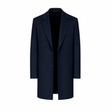 Men’s Blue Wool Coat