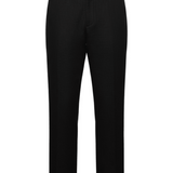 Men's black linen two-piece suit
