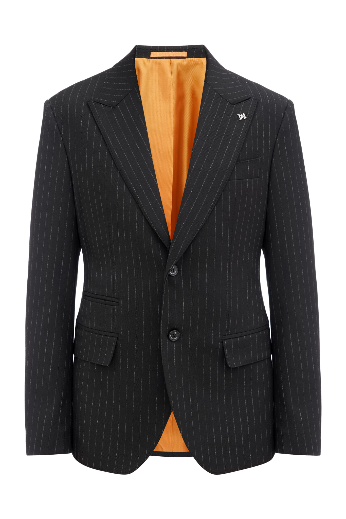 Men’s Single-Breasted Pinstripe Jacket