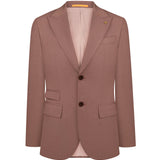 Костюм-двійка однобортний коричневий