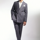 Штани сірі у клітинку чоловічі