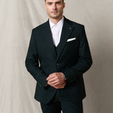 Піджак однобортний чоловічий чорний однотонний