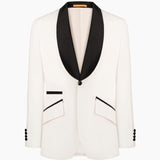 Ivory Tuxedo with Black Shawl Lapel