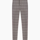 Двобортний сірий костюм-двійка в клітинку чоловічий