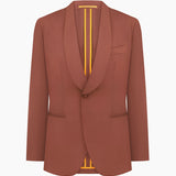 Cappuccino Blazer with Shawl Lapel