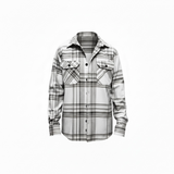 Men’s Cotton Check Shirt Jacket