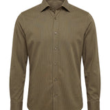 Refined Formal Stripe Corduroy Shirt Andreas Moskin