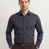 Refined Formal Stripe Corduroy Shirt Andreas Moskin