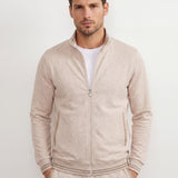 Sophisticated Beige Jogger Sweatpants Andreas Moskin