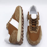 Elegant brown suede sneakers Andreas Moskin