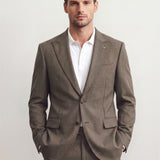 Elegant Taupe Designer Jacket AM Signature Andreas Moskin