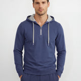 Sophisticated Half-Zip Hoodie for the Modern Man | Andreas Moskin