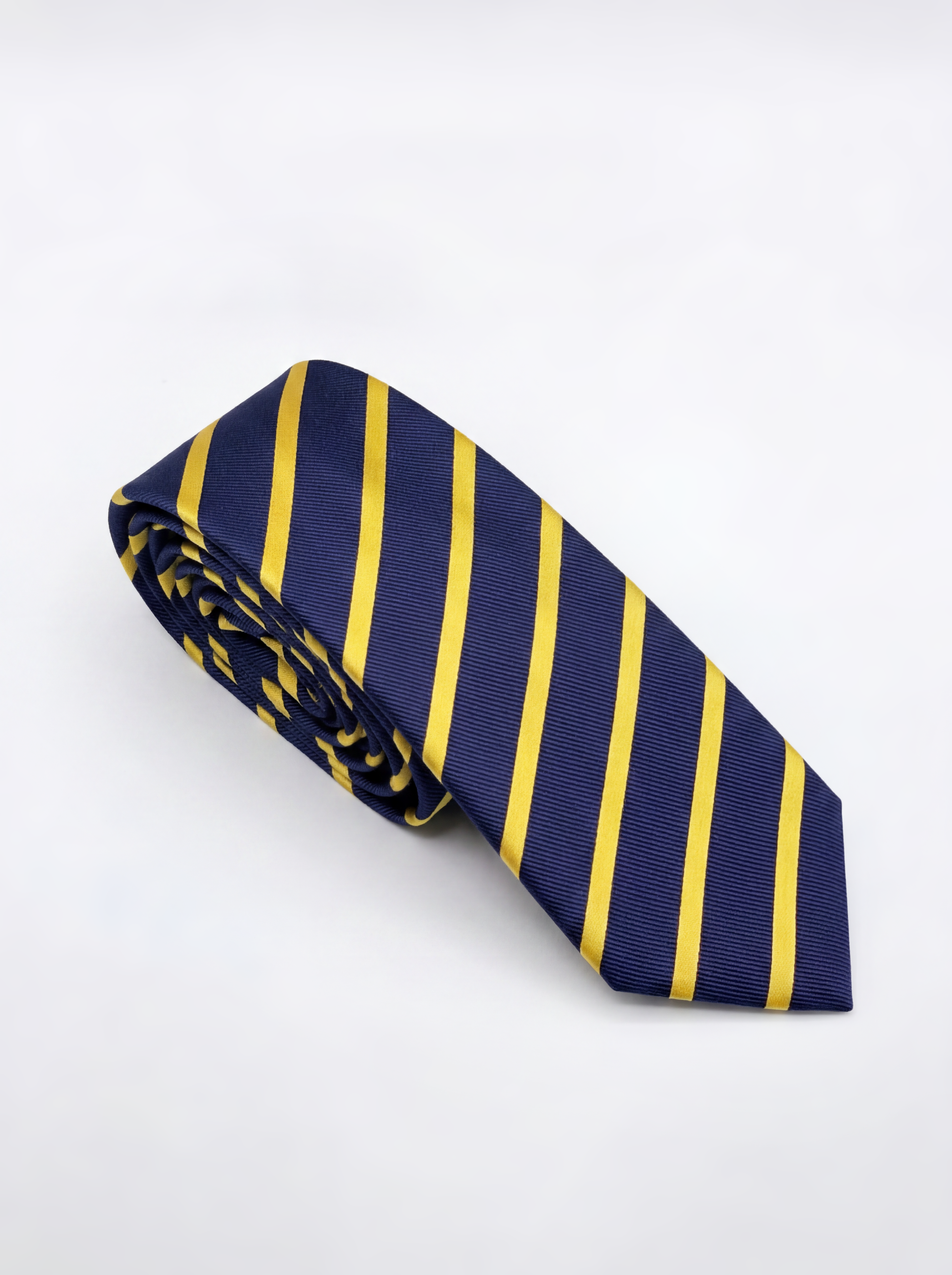 Краватка жовто-синя — фактура