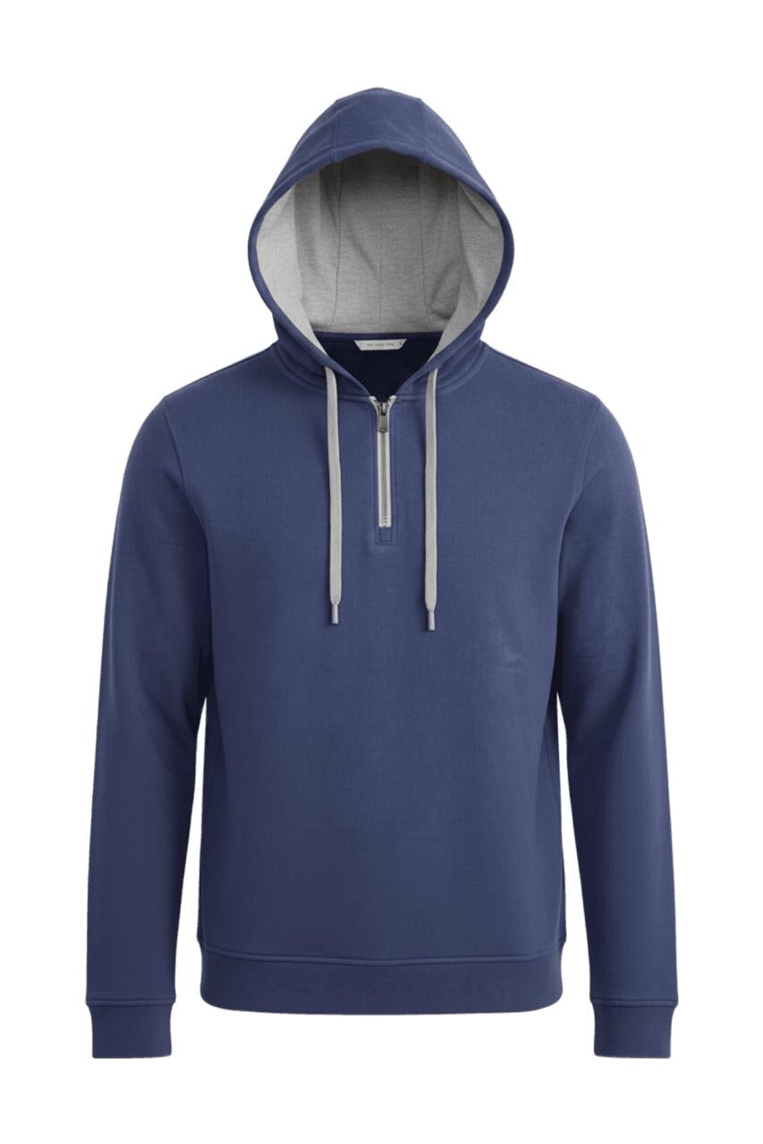 Sophisticated Half-Zip Hoodie for the Modern Man | Andreas Moskin
