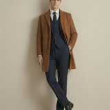 Пальто із вовни гірчичне чоловіче