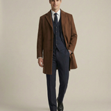 Пальто чоловіче коричневе